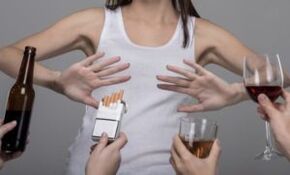 Absence of alcohol